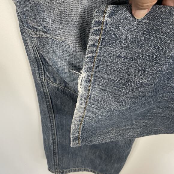 Bilt 0398 Iron Workers Jeans Mens 32x31 Blue Double Knee Padded Motorcycle Work - Picture 12 of 16